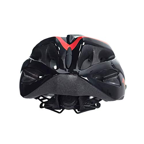 Capacete Para Ciclismo Vermelho Tamanho Grande 57 a 61cm C/Viseira In Mold Rava
