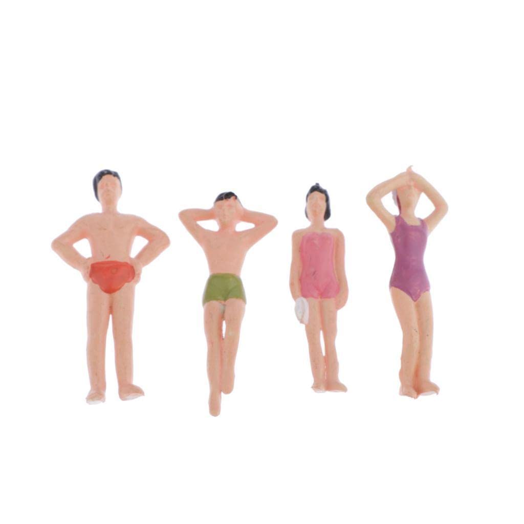 20pcs Model Trains People Figures Scale Painted Beach Crowd Miniatures 1:50|DIY Dollhouse Building Kit, Dolls & Bears, Doll Houses, Dollhouse Miniatures, Tiny House Set, Toy Doll Set|-image-27