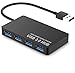 Price comparison product image Tec-Digi USB Hub 3.0, 4-Port Ultra-Slim USB 3.0 Hub Portable Adapter High speed Expansion Multi USB Hub Splitter Lead Adapter Cable For PC Laptop, Desktop, PS3, Xbox, Wii, MAC, NoteBook, MacBook, Etc