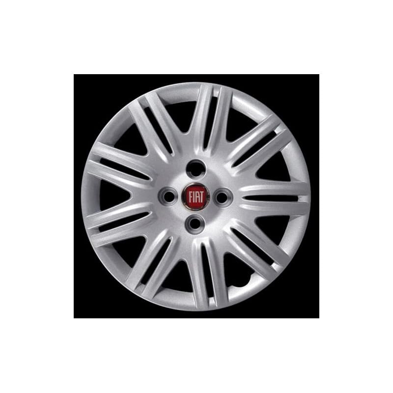 Copricerchi Per FIAT IDEA (Logo Rosso) - Kit 4 Pezzi, Diametro 14 Pollici, Non Originali - Foto 10