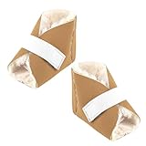 [Aellinatey] 暖かいかかとプロテクターブーツ滑り止めフットクッション床ずれ予防 & 冬の足首豪華なヒールパッド