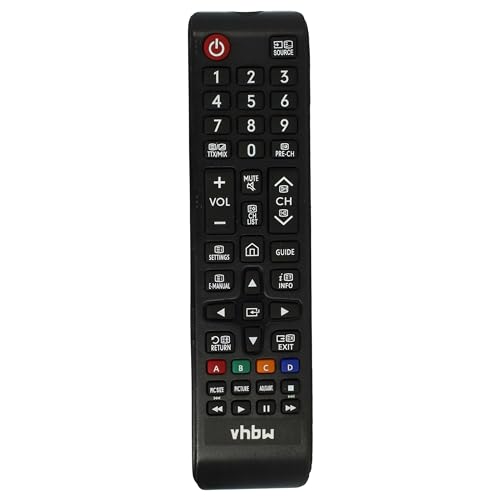 vhbw Mando a Distancia Compatible con Samsung UE40NU7125, UE40NU7125KXXC, UE43NU7090, UE43NU7199UXZG, UE49NU7105 televisión, TV - Repuesto
