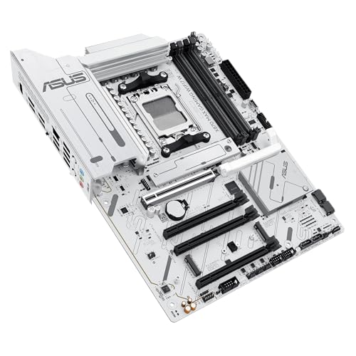 Scheda madre X870 MAX GAMING WIFI7W AMD AM5 ATX, PCB bianco a 8 strati, 12+2+1 DrMOS 80A, DDR5, PCIe 5.0 x16 Q-Release, 3x M.2, Wi-Fi 7 Q-Antenna, USB4® Type-C®, 2.5Gb LAN, BIOS FlashBack™, Aura - Scheda madre - Immagine 9