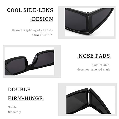 Image of FEISEDY Vintage Small Sunglasses Oval Slender Metal Frame Candy Colors B2277