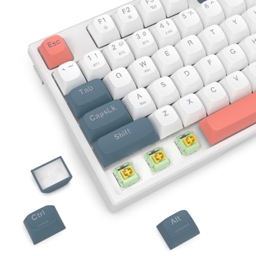 Image of Redragon K668 PRO Wireless 108-Key Gasket RGB Gaming Keyboard, 4 Hotkeys | Extra Shortcut Keys, 0-Delay Tri-Mode, Cushioned Noise Dampening for Creamy Thocky Sound, Unfaded PBT Keycaps, PRO Software