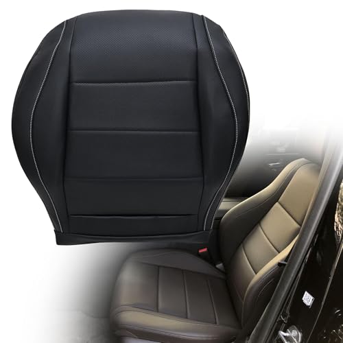 GXARTS Driver Side Bottom Perforated Leather Seat Cover Black Compatible with Mercedes Benz GLE350 GLE450 4Matic Sport Exclusive Base 2020 2021 2022 2023 2024