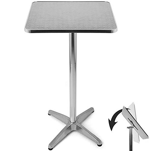Table basse carrée pliable hauteur réglable pour restaurant et maison - 8