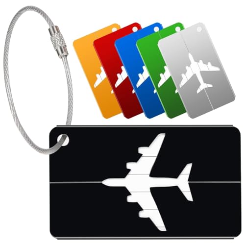 Tag Para Mala Bagagem Bolsa Mochila Viagem Identificador Seguro (Sortido)