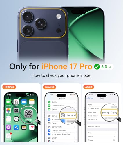 Image of FNTCASE for iPhone 17 Pro Case: [Compatible with Magsafe] Translucent Matte Cases with [Full Camera Protection] [Screen Protector] Military Grade Shockproof Protective Phone Cover - Green
