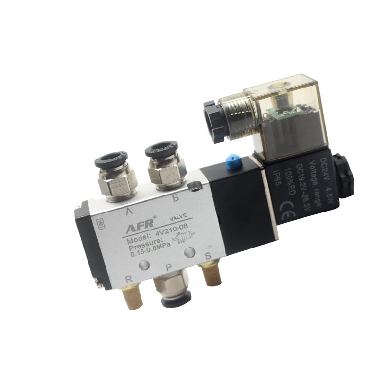Vanne magnétique électrique 4V210-08 AC380V distributeur pneumatique 2 positions