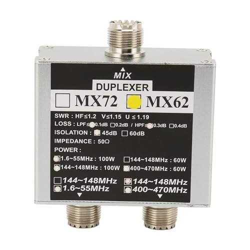 Combinateur d'antenne dulexeur VHF UHF HF 3 bandes avec répartiteur pour radio