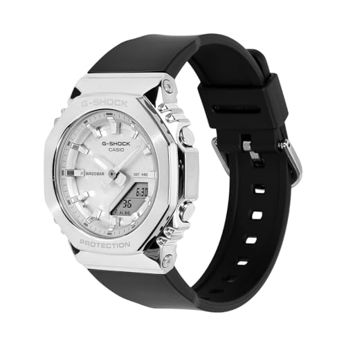 Image of Casio G-Shock Women GM-S2110-1A7DR Analog-Digital White Watch Women (G1782)