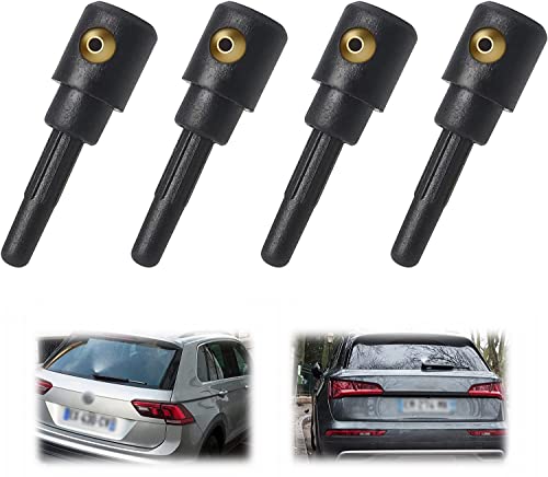 ShiSheng 4 Pcs Buse de Lave Glace Arrière Plastique Universel Gicleur Essuie-Glace Buse Jet d'essuie Glace 3B9955985A Buse d'essuie Glace Arrière Pulvérisateur de Buse Lave Glace de Buse