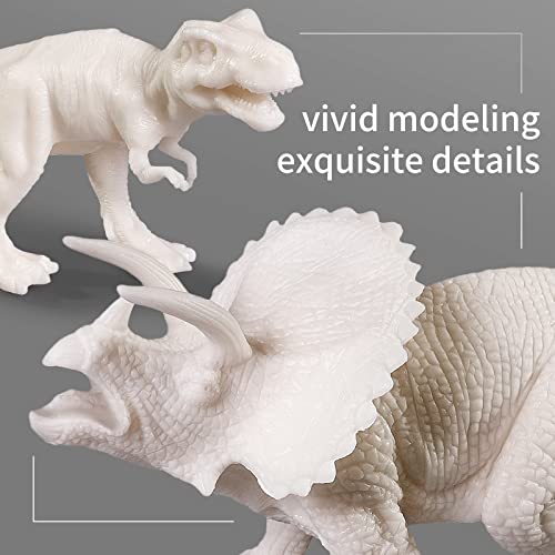 Whatstem 3D Dinosaurs Painting Kit With 12 Dinos For Kids Age 3-15, Arts And Crafts Kits Drawing Toys With Dinosaurs Set Creativity Gifts For Boys And Girls #TOP2