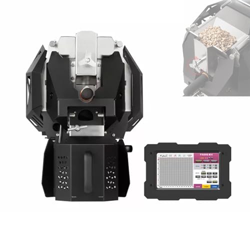 BDJSN Kommerzieller Kaffeebohnenröster, 400-g-Kaffeemaschine Mit Automatischer Heißluftzirkulation, Mit 7-Zoll-Touchscreen In Industriequalität, In 20 Stufen Einstellbare Kaffeemaschine