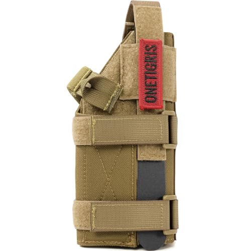 Image of OneTigris Right-Handed Nylon Pistol Holster, Belt & MOLLE Compatible