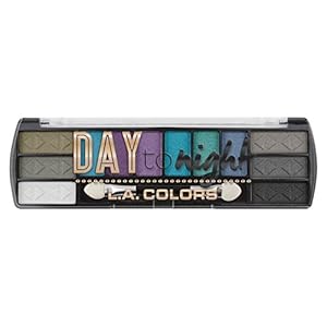 L.A Color Day To Night 12 Color Eyeshadow, After Dark, 8 g