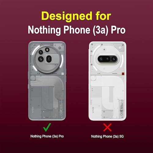Image of Zapcase Back Case Cover for Nothing Phone (3a) Pro | Compatible for Nothing Phone (3a) Pro Back Cover | Liquid Silicon Magic Case with Camera Protection | Plum