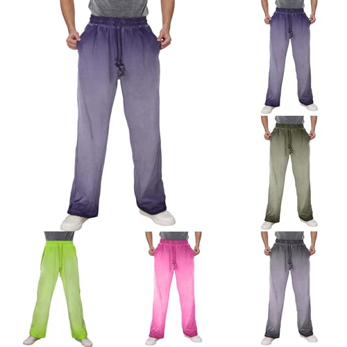 Pantalones de chándal Y2K holgados en algodón vintage con bolsillos y cintura elástica para hombre 2