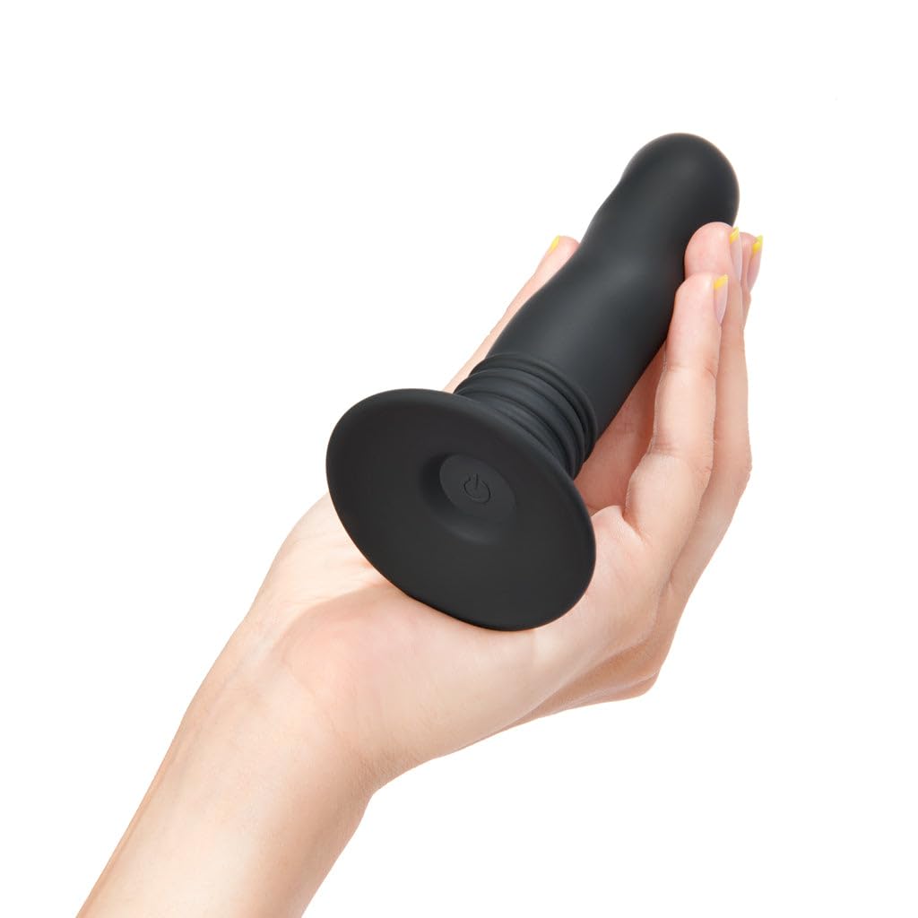 Platanomelón - Vibrador con Ventosa, Ergonómico - Andy Negro