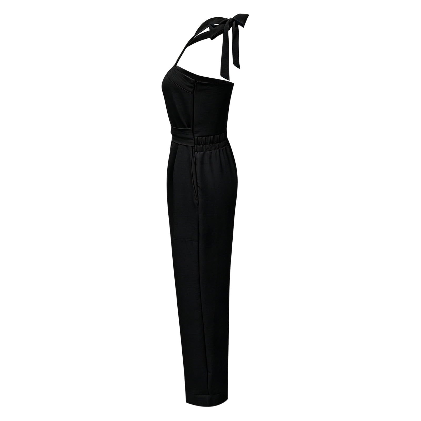 Generico 2026 Tuta Ampia con Scollo Incrociato Modello Casual, Jumpsuit per Vacanze e Vita Quotidiana, Body Atletico Regolabile Donna.