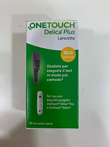 Lifescan Italy Lancette Pungidito Onetouch Delica Plus 25 Pezzi