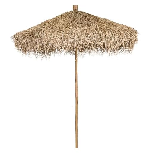 Best patio umbrella online stores Backyard X-Scapes Natural Thatch Umbrella