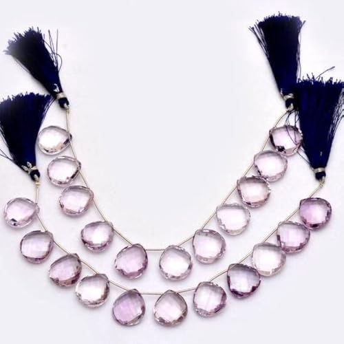 Améthyste rose en cœur LKBEADS pour insuffler de la douceur à vos bijoux