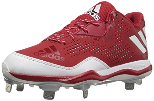adidas Freak X Carbon Mid   Zapatillas de Softball para Hombre, Rojo (Blanco, Rojo, Blanco, Plateado, (Power Red/White/Silver Metallic)), 41 EU