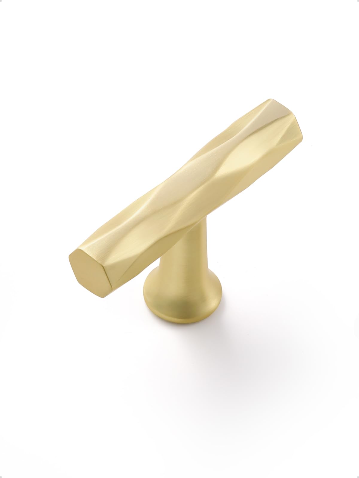 JIASENBAO Brushed Gold Cabinet Knobs 20 Pack Hammered Brass Cabinet Handles Decorative Kitchen Drawer Dresser Cupboard Bathroom Vanity Cabinet