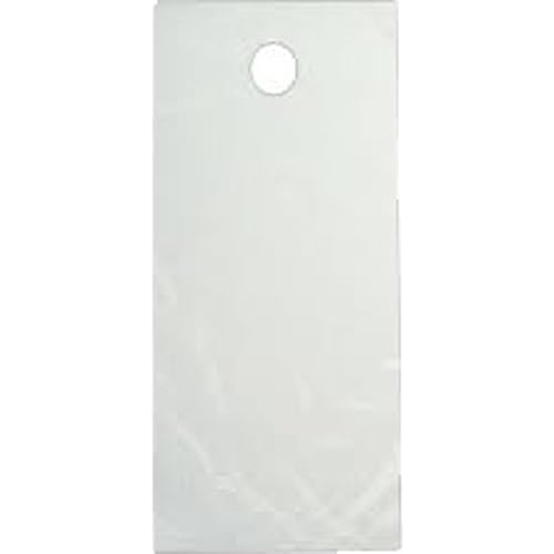 Uline 6 bolsas transparentes para pomos de puerta de 12 pulgadas, 1.5 mil, paquete de 1000 bolsas de literatura, 1000 piezas