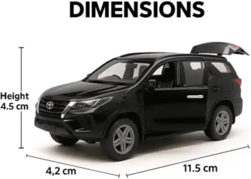 Image of Metal car Toy for Kids| Light & Sound| Pullback & go| Openable Doors- Birthday Gift for Kids |Random Color| (Fortune r)