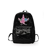tamaño: 36 × 26 × 11 cm XTYZY Mochilas escolares láser Bolsa holográfica Mochila escolar para niñas Mochila para niños Mochilas para niños