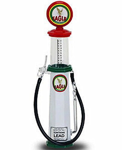 Cylinder Gas Pump Eagle 2, White - Yatming 98612 - 1/18 scale diecast model
