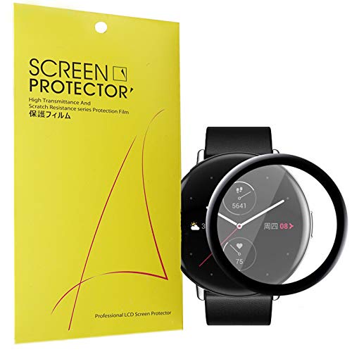 Compatible For Zepp E Circle Screen Protector, Youkei 3D Full Coverage Pet Soft Screen Protector Film Compatible For Zepp E Circle Smart Watch (3 Pack) #TOP7