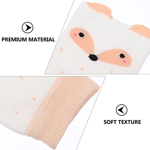 Crawling Knee Cover Pad Boy Girl Leg Warmers Boys and Girls Knee and Elbow Pads Adorable Fox3
