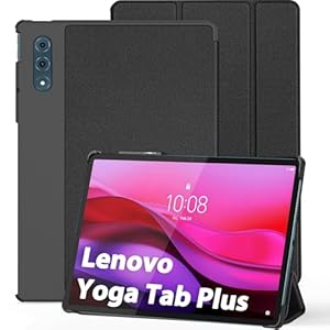 DUX DUCIS Hoes voor Lenovo Yoga Tab Plus 12,7 inch 2025, ultralicht, slim case cover met standaardfunctie, zwart