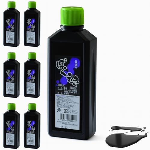 Encre japonaise Sumi noire pour peinture et dessin au pinceau dans votre atelier
