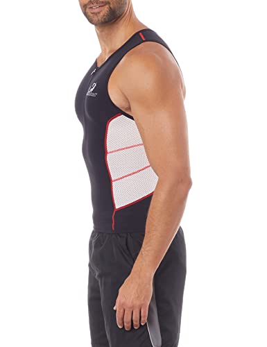 Hammerhead HH3-Short Distance, Top Triathlon, Homens, Preto/Vermelho/Branco, M