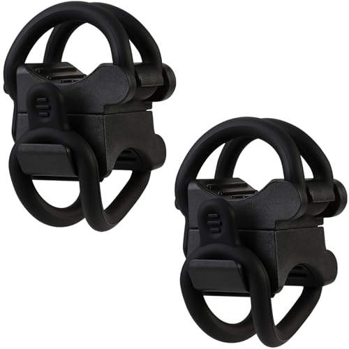 WHTCHSU 2 Pcs Universal Flashlight Holder Bike Mount for Flashlight (Bike Lighting Mount Accessories)