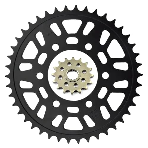 LOPOR 525 CNC 16T 42TフロントリアオートバイスプロケットZ1000 ZR1000 Z ZR 1000 2003 2006ユニバーサルフィット(16T 42T)