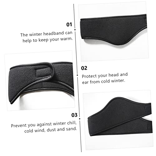Outanaya 2Pcs Unisex Ear Warmers Headbands Double Cold Sports Head Wraps for Running Hiking Skiing and Outdoor Activities Full Coverage - Image 3