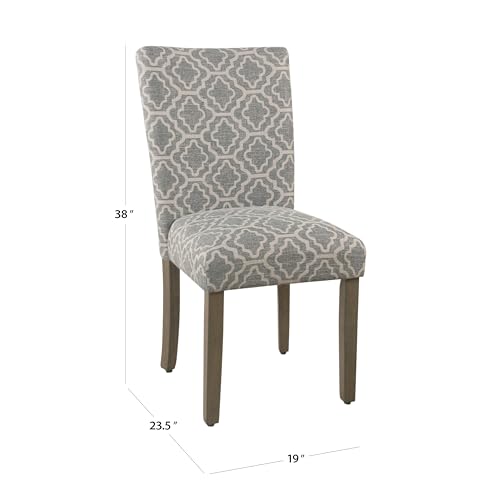 Image of HomePop Parsons Dining Chair, Grey (Set of 2)