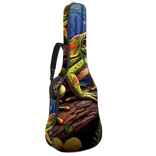 Sac pour guitare de 101,6 cm à 104,7 cm étui étanche multicolore à bretelles réglables
