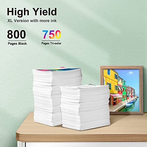 564Xl Ink Cartridges Combo Pack Replacement For Hp 564 Ink 564Xl Ink Cartridges [Latest Version] For Deskjet 3500 3520 Officejet 4620 Photosmart 5520 6510 6520 7520 7525 Printer(5 Pack, 2B1C1M1Y) #TOP2