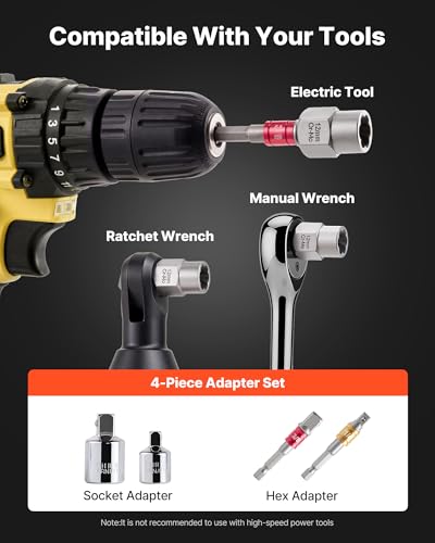 VEVOR 32-Piece Bolt Extractor Set