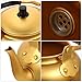 DOITOOL 2 Quart Stainless Steel Tea Kettle Stovetop, Teapot for Stovetop with Ergonomic Handle, Golden Tea Pot Korean Kettle for Coffee Hot Hot Water Boiler for Induction Gas