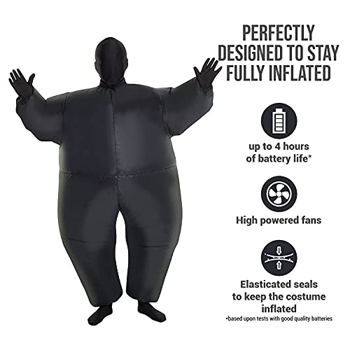 Morphcostumes Black Megamorph Kids Inflatable Blow Up Costume - One Size (Mckibk) #TOP2