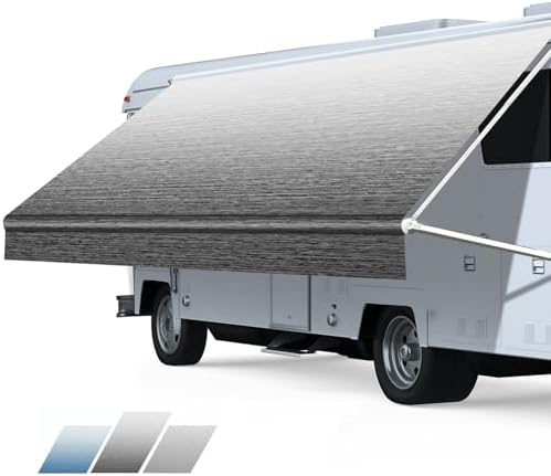 RV Awning Replacement Fabric - Burgundy 16' (Fabric 15'2") Universal Fit For Carefree, Dometic, Faulkner - View #5