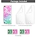 IDWELL iPod Touch Case with 2 Screen Protectors, iPod Touch 7 Touch 6 Touch 5 Case, Slim FIT Anti-Scratch Flexible Soft TPU Bumper Protective Case (Latest Model,2019 Released), Coloful Marble